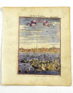 Gravura Original da Cidade de Lisboa 